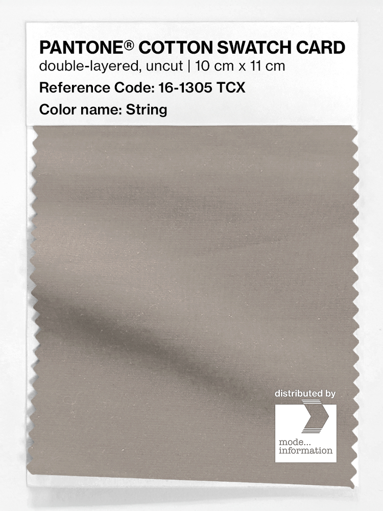 Product image 1 of the product “PANTONE® COTTON SWATCH CARD 16-1305 TCX String ”