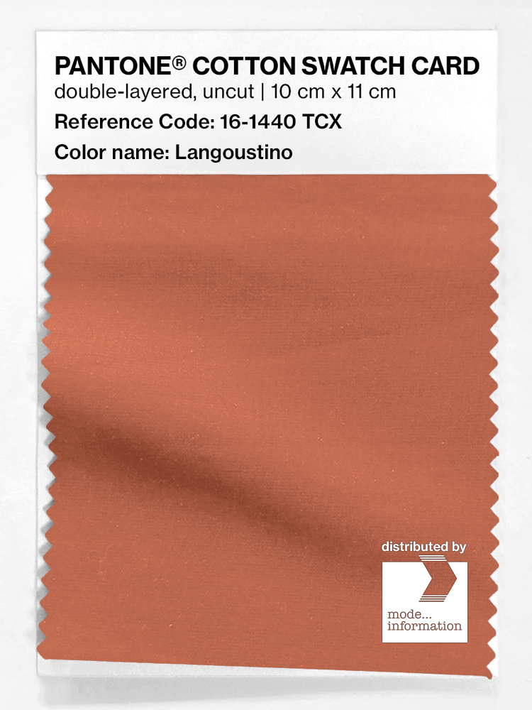 Artikelbild 1 des Artikels “PANTONE® COTTON SWATCH CARD 16-1440 TCX Langoustino “