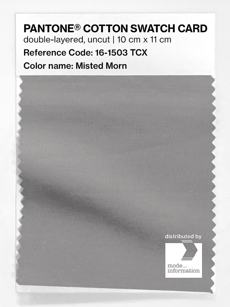 Product image 1 of the product “PANTONE® COTTON SWATCH CARD 16-1503 TCX Misted Morn ”