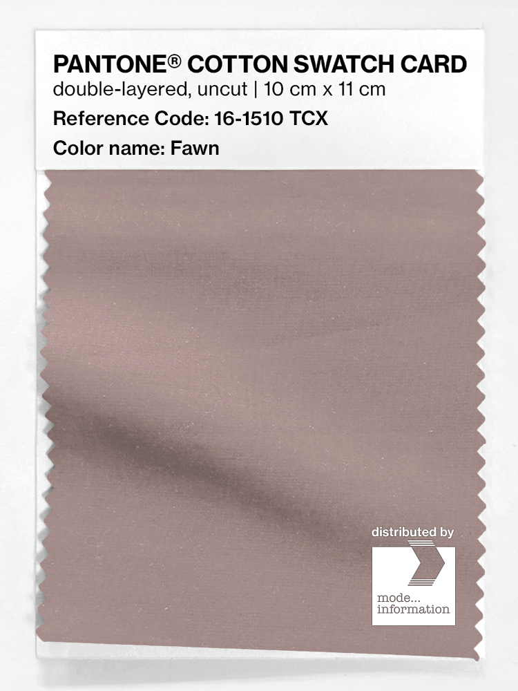 Product image 1 of the product “PANTONE® COTTON SWATCH CARD 16-1510 TCX Fawn ”