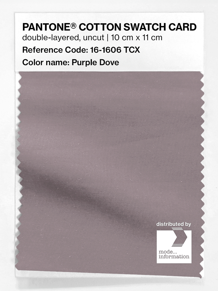 Product image 1 of the product “PANTONE® COTTON SWATCH CARD 16-1606 TCX Purple Dove ”