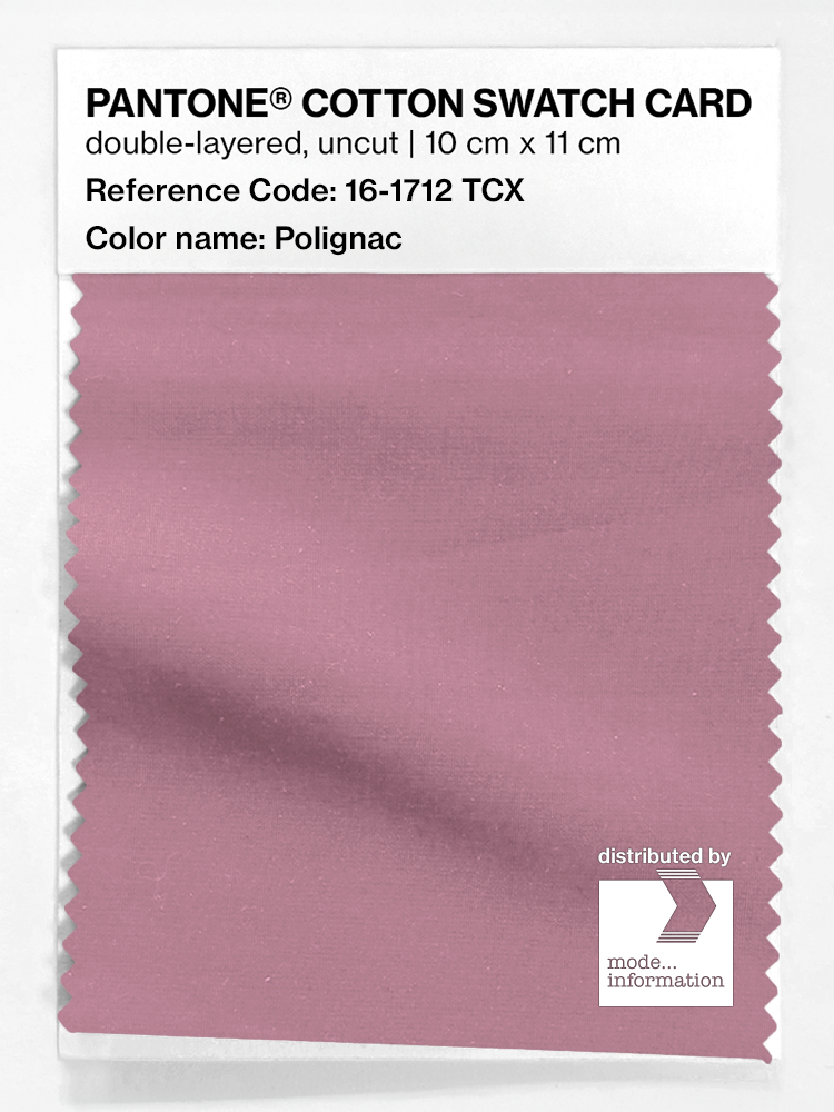 Product image 1 of the product “PANTONE® COTTON SWATCH CARD 16-1712 TCX Polignac ”