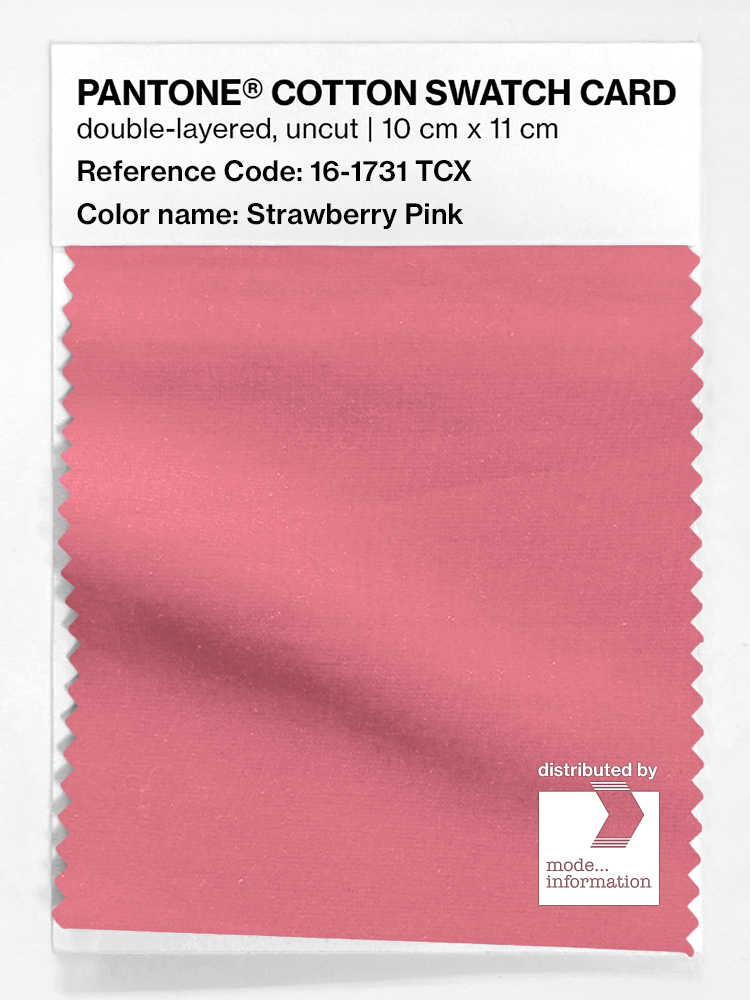 Artikelbild 1 des Artikels “PANTONE® COTTON SWATCH CARD 16-1731 TCX Strawberry Pink “