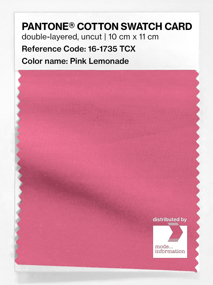 Artikelbild 1 des Artikels “PANTONE® COTTON SWATCH CARD 16-1735 TCX Pink Lemonade “