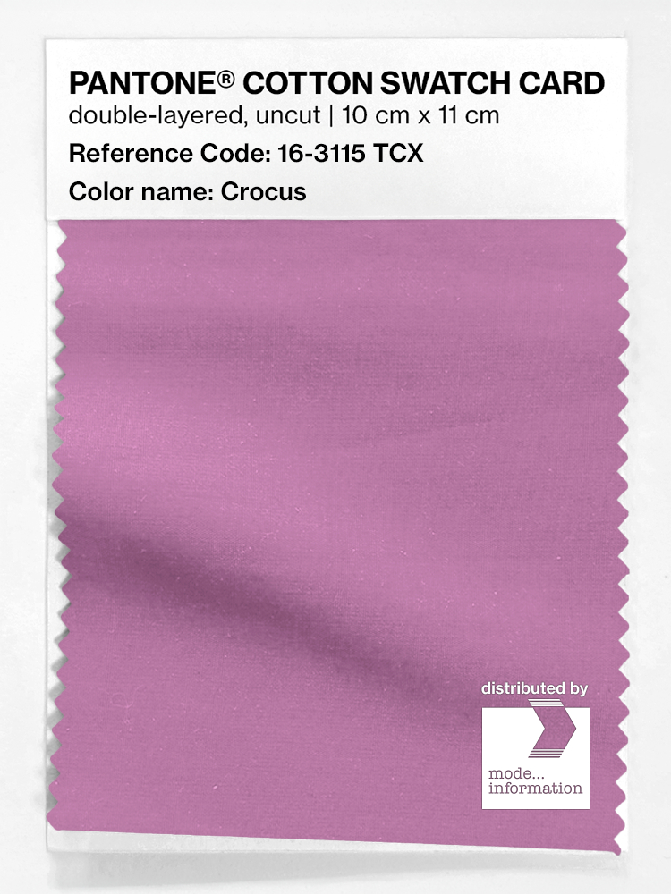 Artikelbild 1 des Artikels “PANTONE® COTTON SWATCH CARD 16-3115 TCX Crocus “
