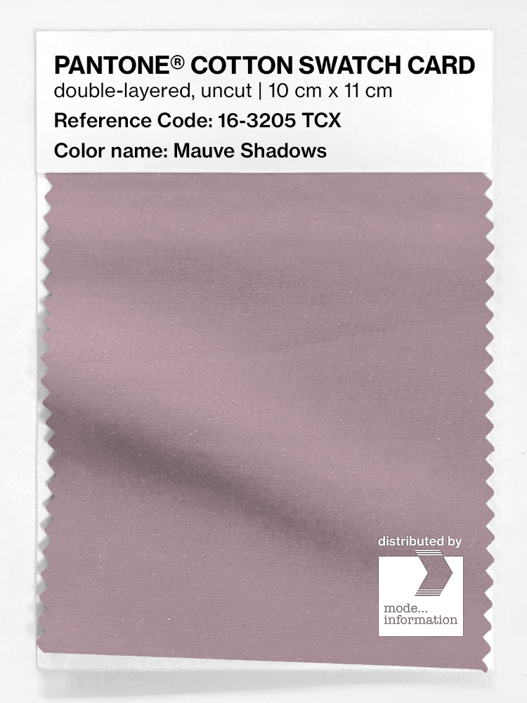 Product image 1 of the product “PANTONE® COTTON SWATCH CARD 16-3205 TCX Mauve Shadows ”