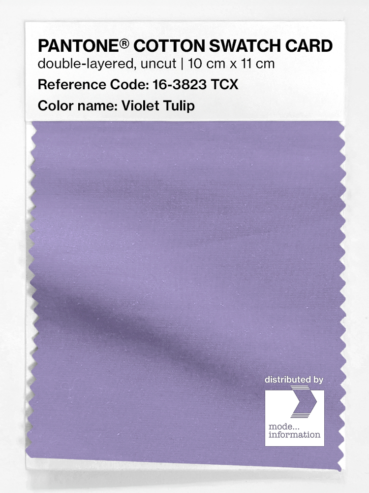 Artikelbild 1 des Artikels “PANTONE® COTTON SWATCH CARD 16-3823 TCX Violet Tulip “