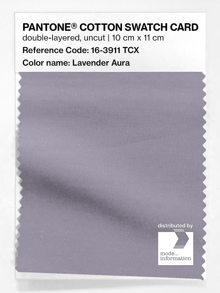Artikelbild 1 des Artikels “PANTONE® COTTON SWATCH CARD 16-3911 TCX Lavender Aura “