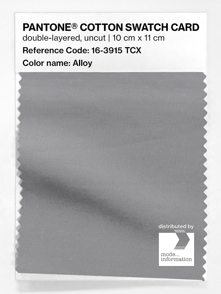 Product image 1 of the product “PANTONE® COTTON SWATCH CARD 16-3915 TCX Alloy ”