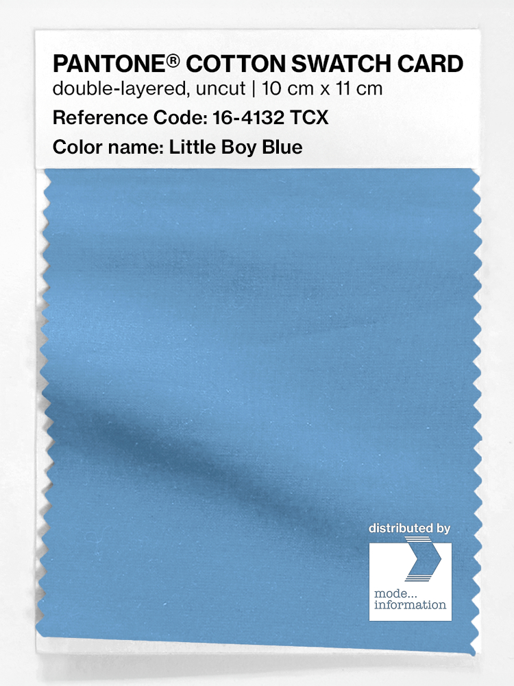 Product image 1 of the product “PANTONE® COTTON SWATCH CARD 16-4132 TCX Little Boy Blue ”