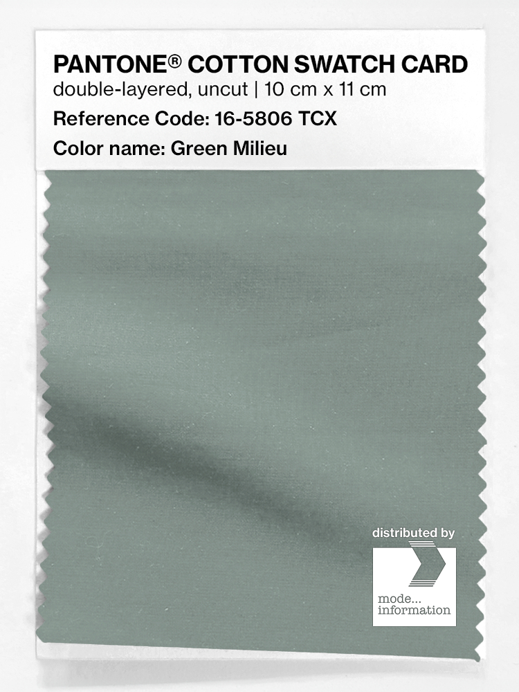 Artikelbild 1 des Artikels “PANTONE® COTTON SWATCH CARD 16-5806 TCX Green Milieu “