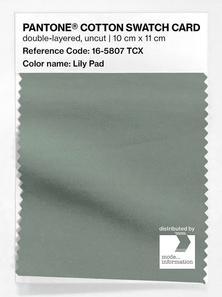 Artikelbild 1 des Artikels “PANTONE® COTTON SWATCH CARD 16-5807 TCX Lily Pad “