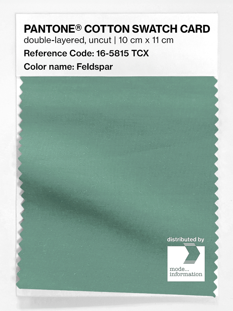 Product image 1 of the product “PANTONE® COTTON SWATCH CARD 16-5815 TCX Feldspar ”