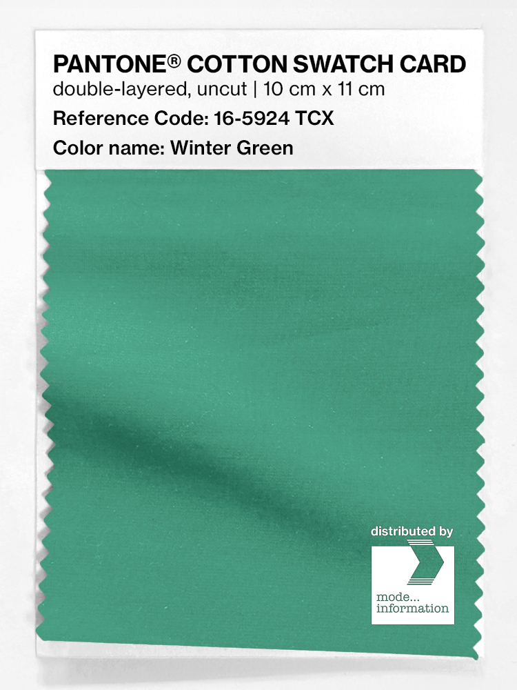 Artikelbild 1 des Artikels “PANTONE® COTTON SWATCH CARD 16-5924 TCX Winter Green “