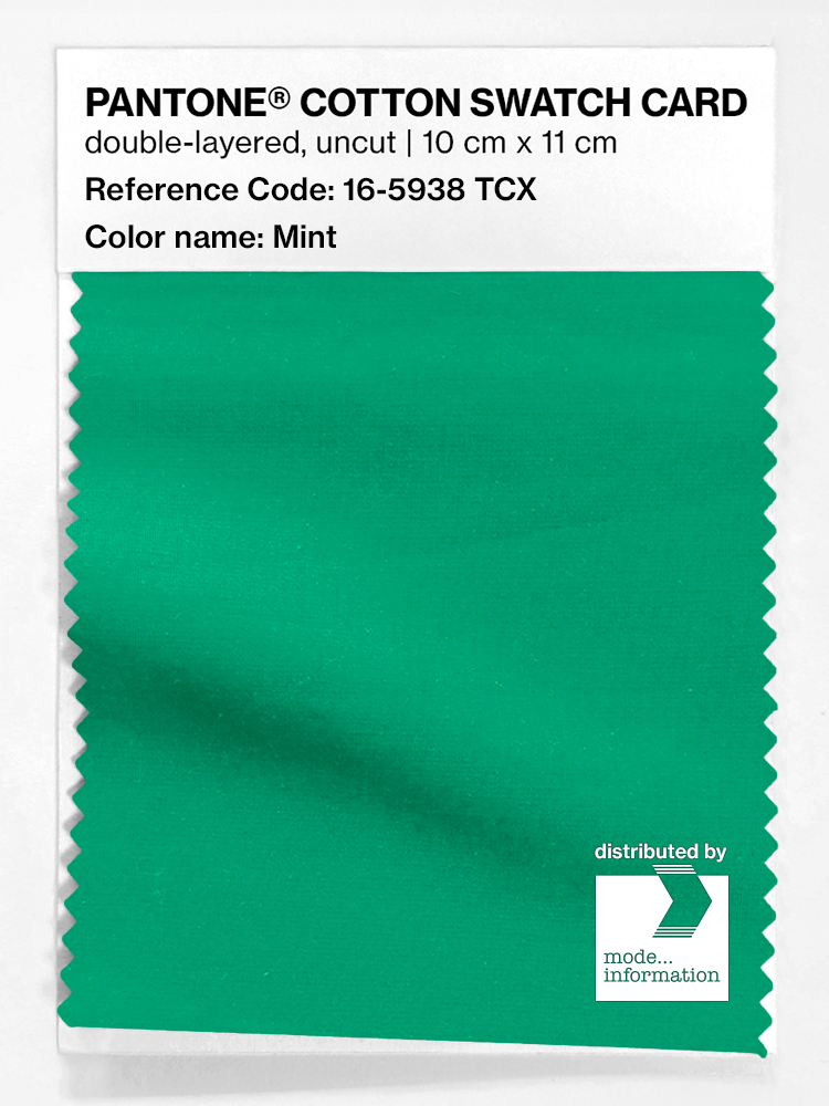 Artikelbild 1 des Artikels “PANTONE® COTTON SWATCH CARD 16-5938 TCX Mint “