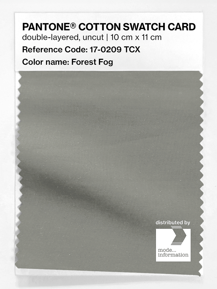 Product image 1 of the product “PANTONE® COTTON SWATCH CARD 17-0209 TCX Forest Fog ”