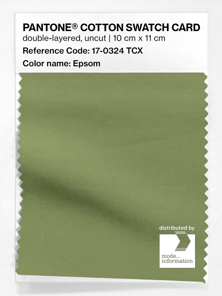 Product image 1 of the product “PANTONE® COTTON SWATCH CARD 17-0324 TCX Epsom ”