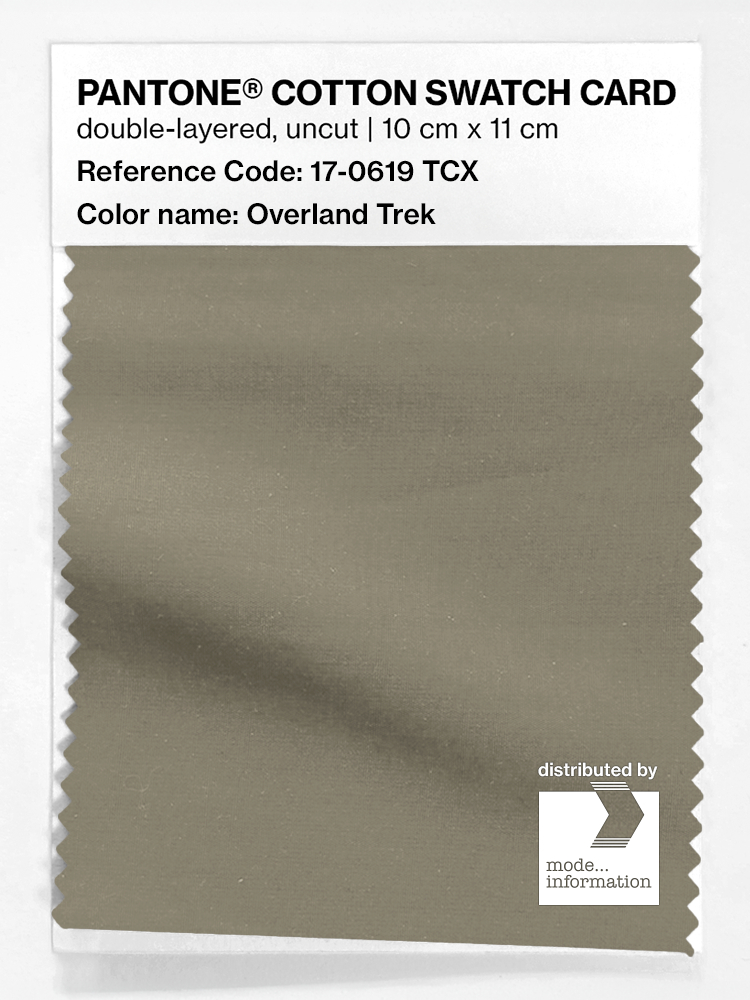 Product image 1 of the product “PANTONE® COTTON SWATCH CARD 17-0619 TCX Overland Trek ”