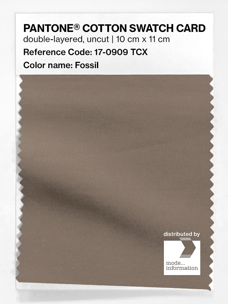 Artikelbild 1 des Artikels “PANTONE® COTTON SWATCH CARD 17-0909 TCX Fossil “