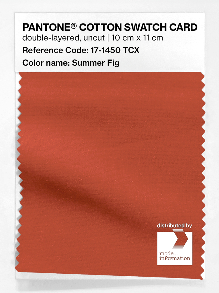 Artikelbild 1 des Artikels “PANTONE® COTTON SWATCH CARD 17-1450 TCX Summer Fig “