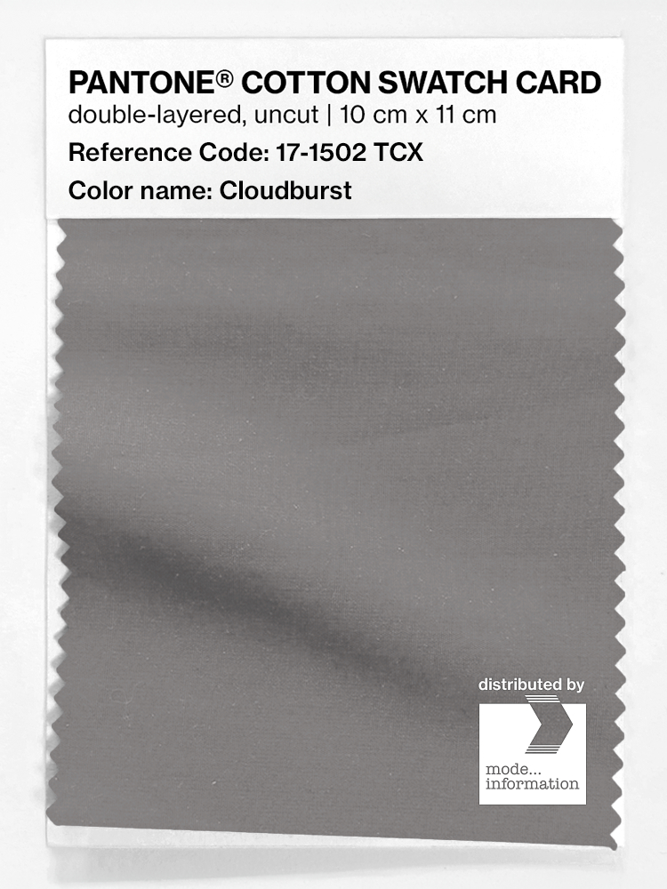 Product image 1 of the product “PANTONE® COTTON SWATCH CARD 17-1502 TCX Cloudburst ”