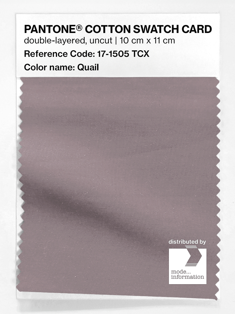 Artikelbild 1 des Artikels “PANTONE® COTTON SWATCH CARD 17-1505 TCX Quail “