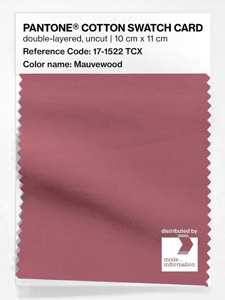 Artikelbild 1 des Artikels “PANTONE® COTTON SWATCH CARD 17-1522 TCX Mauvewood “