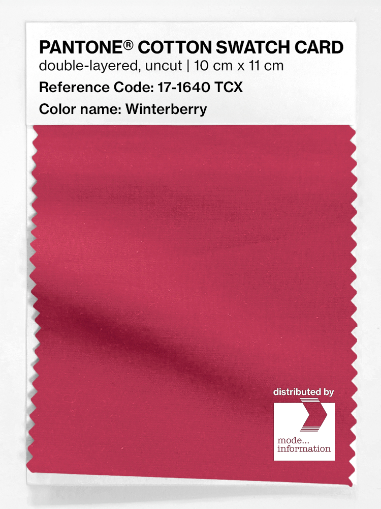 Artikelbild 1 des Artikels “PANTONE® COTTON SWATCH CARD 17-1640 TCX Winterberry “