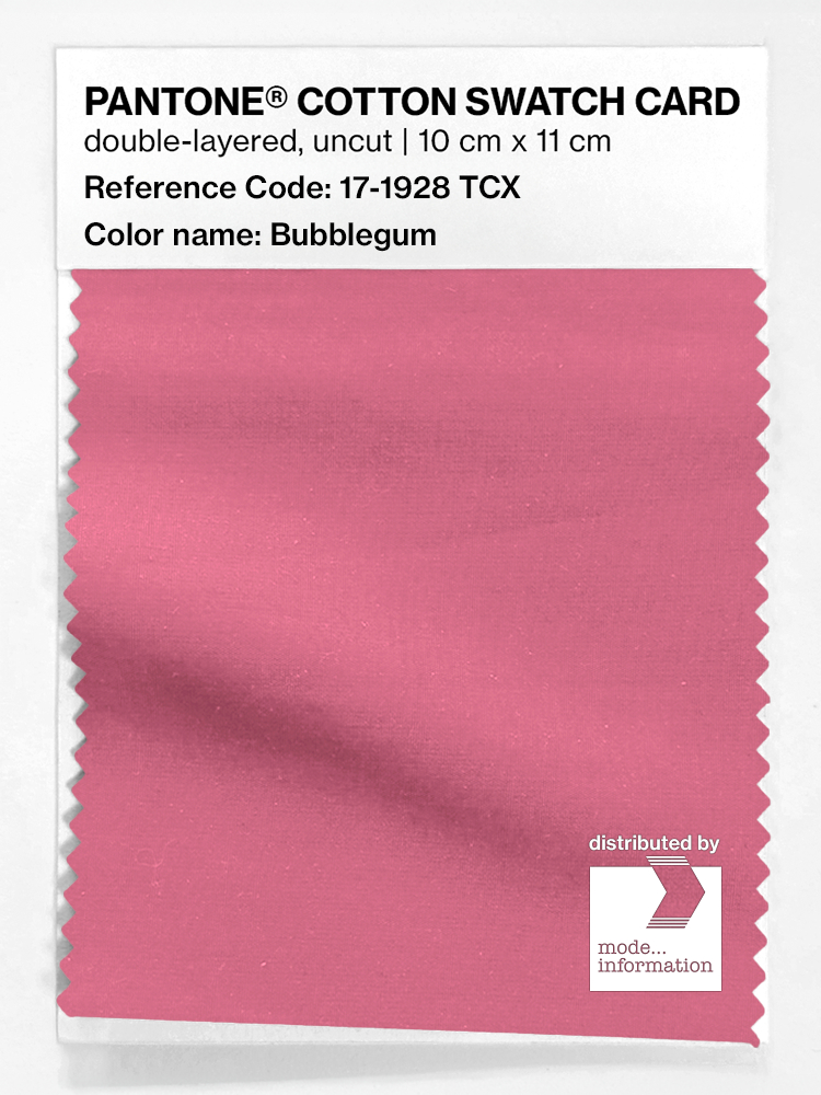 Artikelbild 1 des Artikels “PANTONE® COTTON SWATCH CARD 17-1928 TCX Bubblegum “