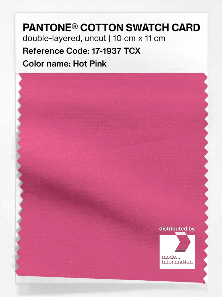 Artikelbild 1 des Artikels “PANTONE® COTTON SWATCH CARD 17-1937 TCX Hot Pink “