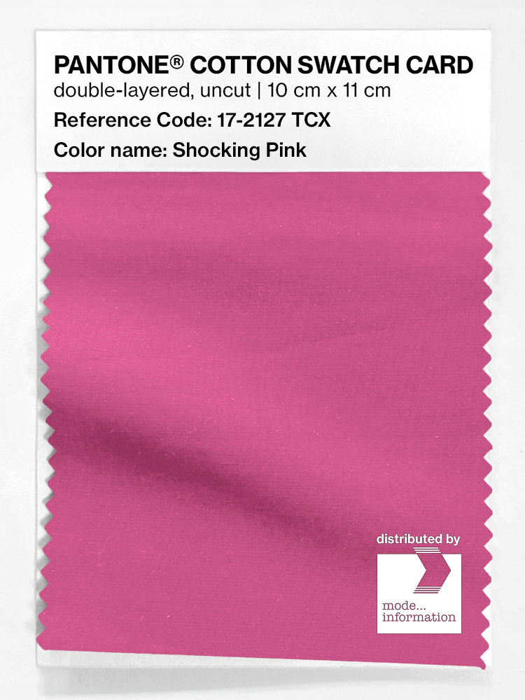 Artikelbild 1 des Artikels “PANTONE® COTTON SWATCH CARD 17-2127 TCX Shocking Pink “