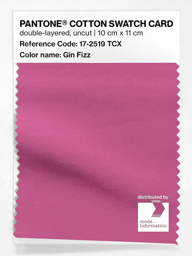Product image 1 of the product “PANTONE® COTTON SWATCH CARD 17-2519 TCX Gin Fizz ”