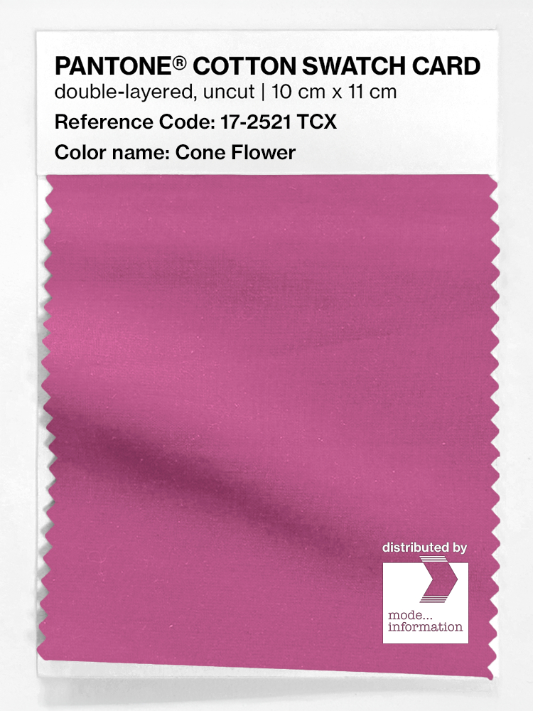 Product image 1 of the product “PANTONE® COTTON SWATCH CARD 17-2521 TCX Cone Flower ”