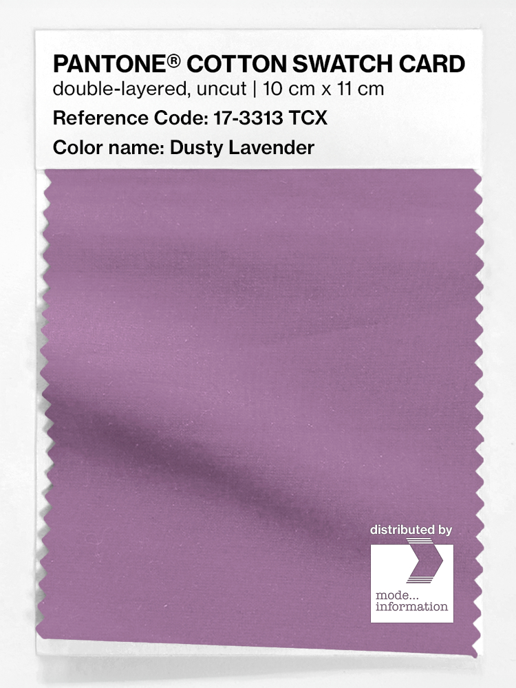 Artikelbild 1 des Artikels “PANTONE® COTTON SWATCH CARD 17-3313 TCX Dusty Lavender “