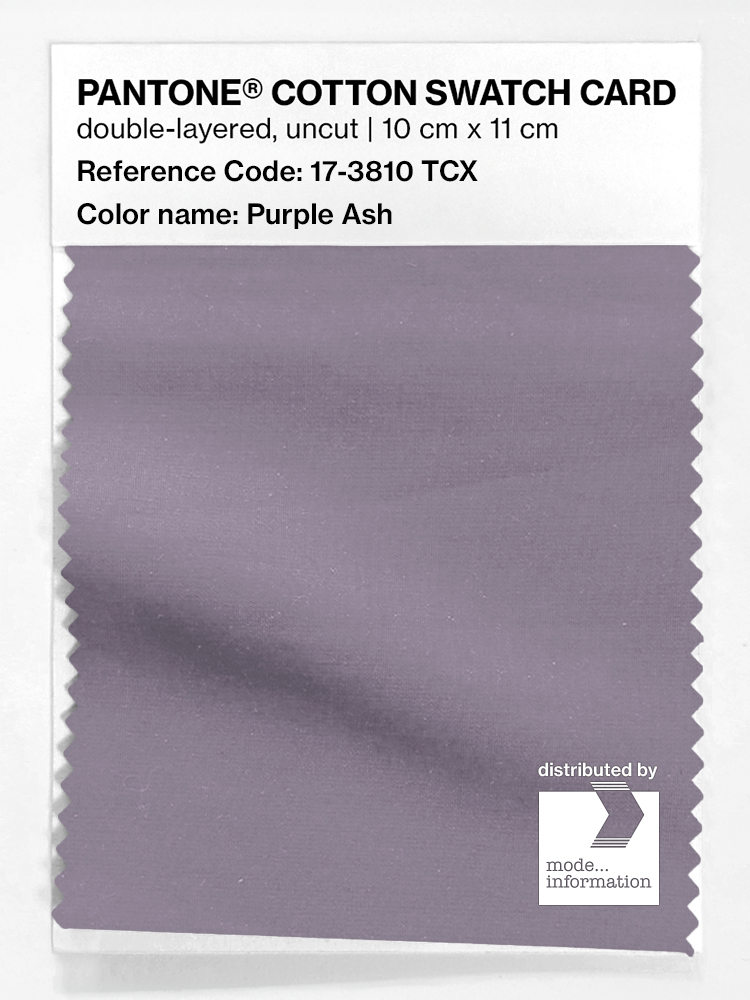 Artikelbild 1 des Artikels “PANTONE® COTTON SWATCH CARD 17-3810 TCX Purple Ash “