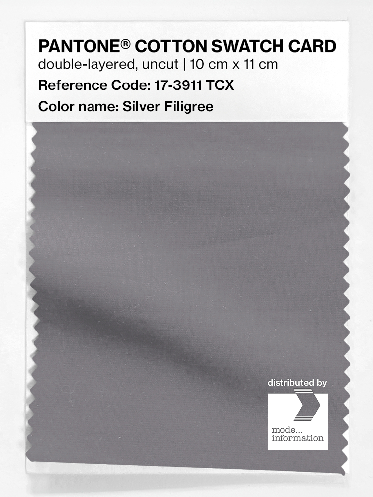 Artikelbild 1 des Artikels “PANTONE® COTTON SWATCH CARD 17-3911 TCX Silver Filigree “
