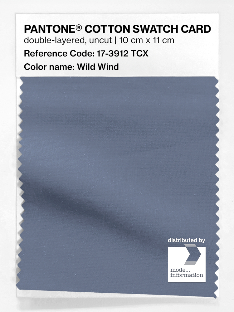 Product image 1 of the product “PANTONE® COTTON SWATCH CARD 17-3912 TCX Wild Wind ”