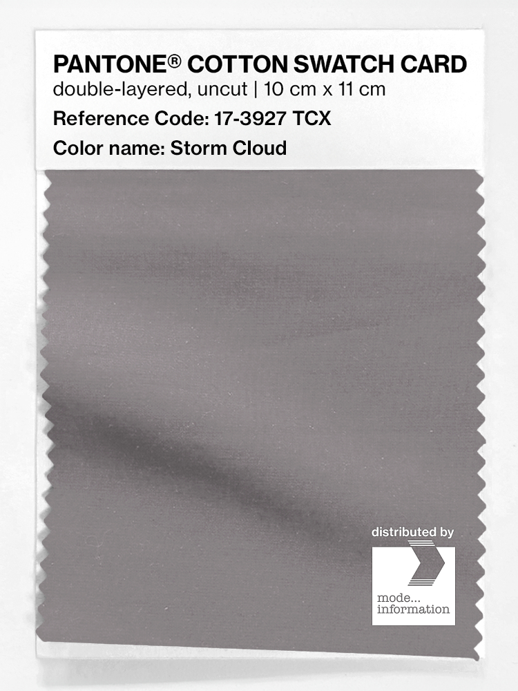 Artikelbild 1 des Artikels “PANTONE® COTTON SWATCH CARD 17-3927 TCX Storm Cloud “