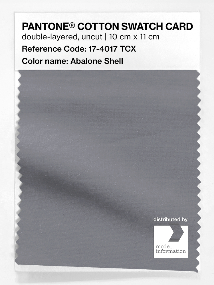 Product image 1 of the product “PANTONE® COTTON SWATCH CARD 17-4017 TCX Abalone Shell ”