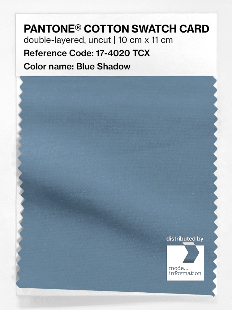 Artikelbild 1 des Artikels “PANTONE® COTTON SWATCH CARD 17-4020 TCX Blue Shadow “