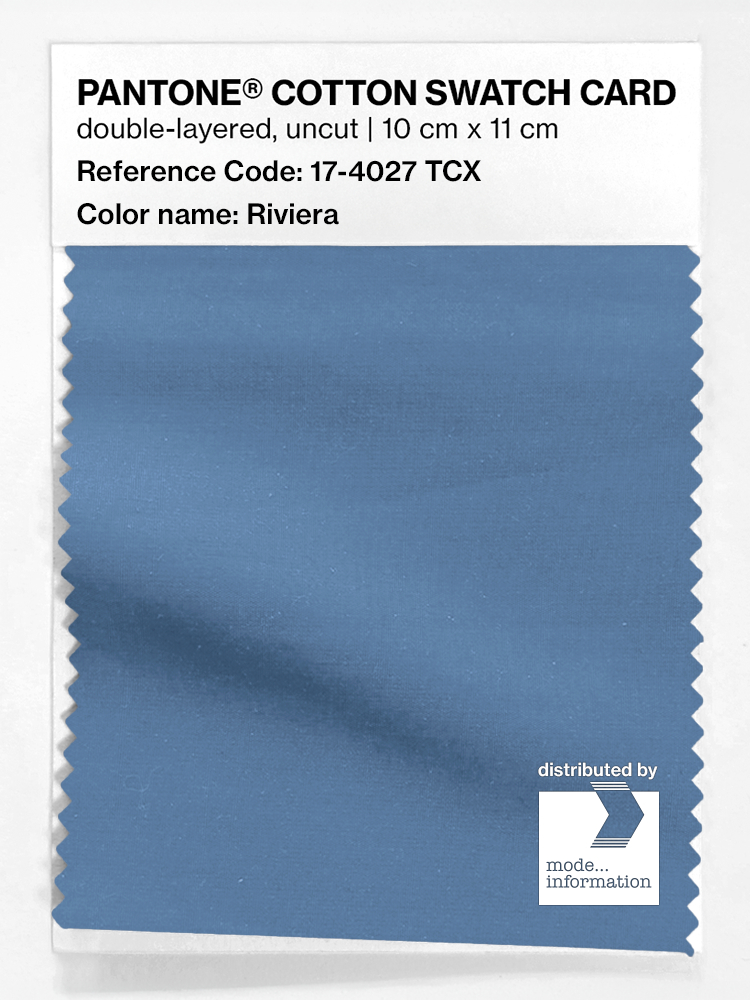 Artikelbild 1 des Artikels “PANTONE® COTTON SWATCH CARD 17-4027 TCX Riviera “