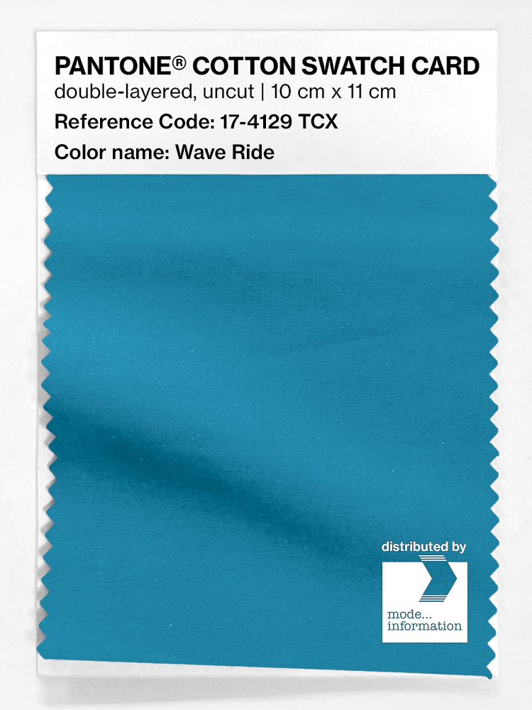 Artikelbild 1 des Artikels “PANTONE® COTTON SWATCH CARD 17-4129 TCX Wave Ride “
