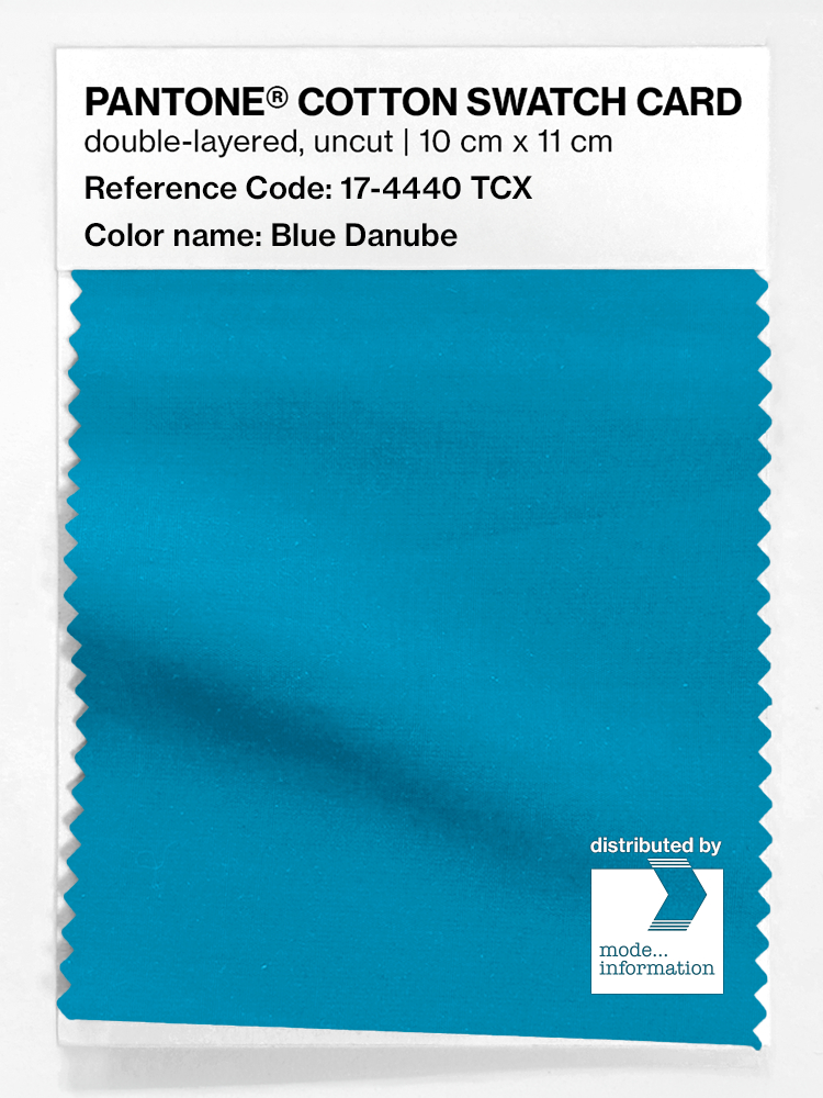 Artikelbild 1 des Artikels “PANTONE® COTTON SWATCH CARD 17-4440 TCX Blue Danube “