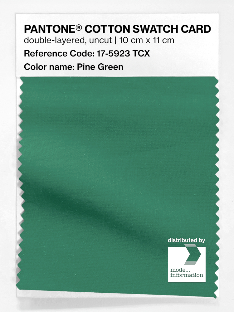 Artikelbild 1 des Artikels “PANTONE® COTTON SWATCH CARD 17-5923 TCX Pine Green “