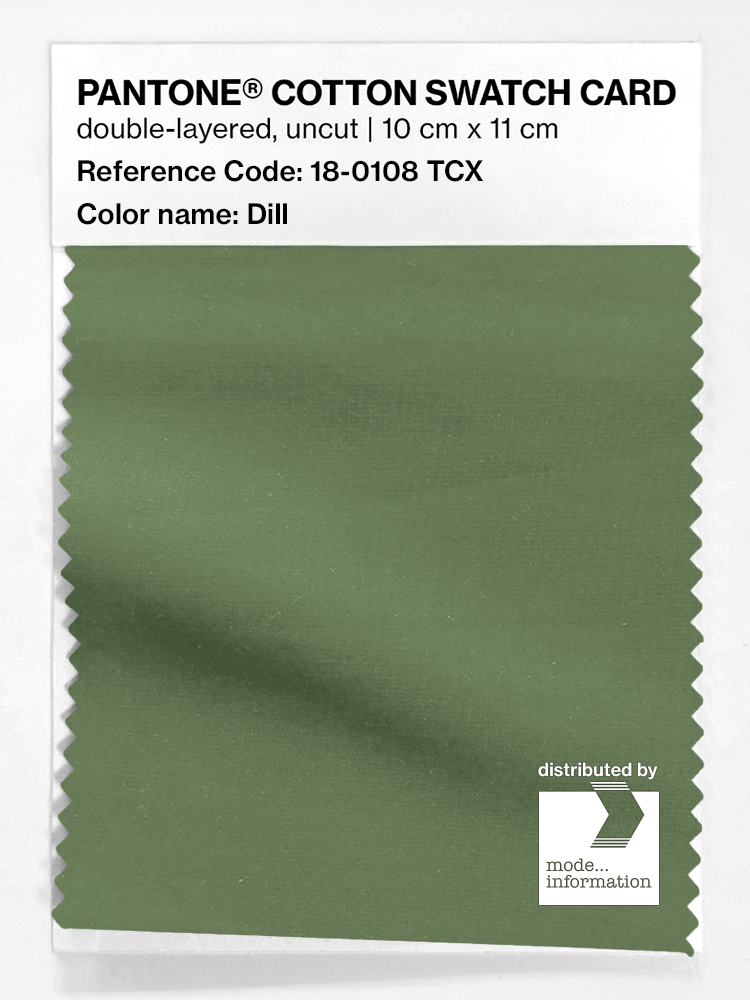 Artikelbild 1 des Artikels “PANTONE® COTTON SWATCH CARD 18-0108 TCX Dill “