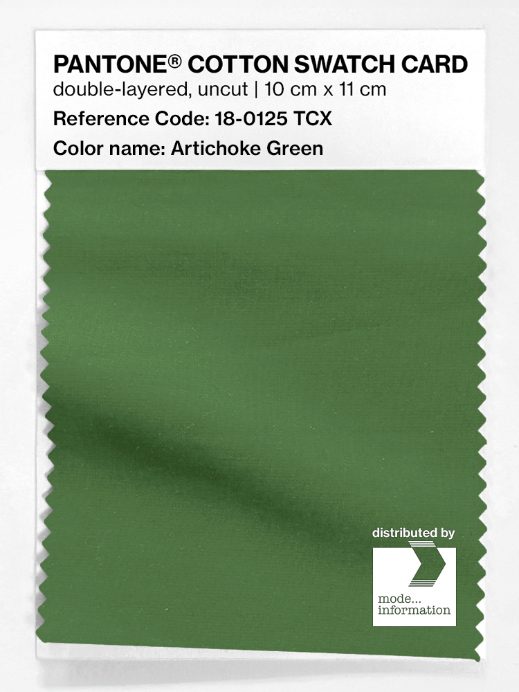 Artikelbild 1 des Artikels “PANTONE® COTTON SWATCH CARD 18-0125 TCX Artichoke Green “
