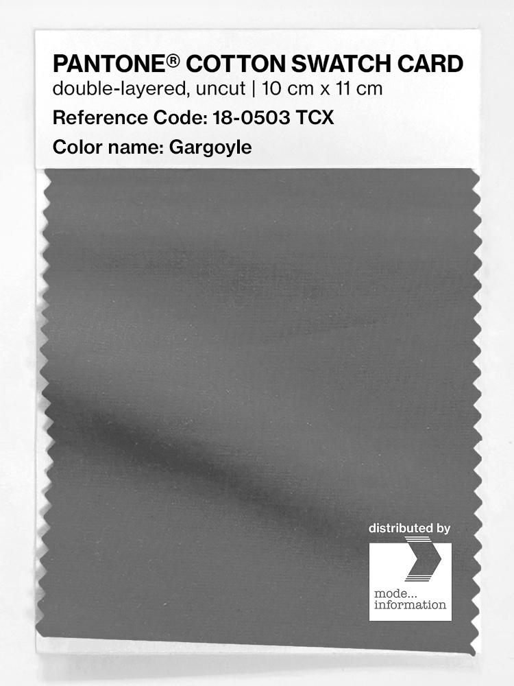 Artikelbild 1 des Artikels “PANTONE® COTTON SWATCH CARD 18-0503 TCX Gargoyle “