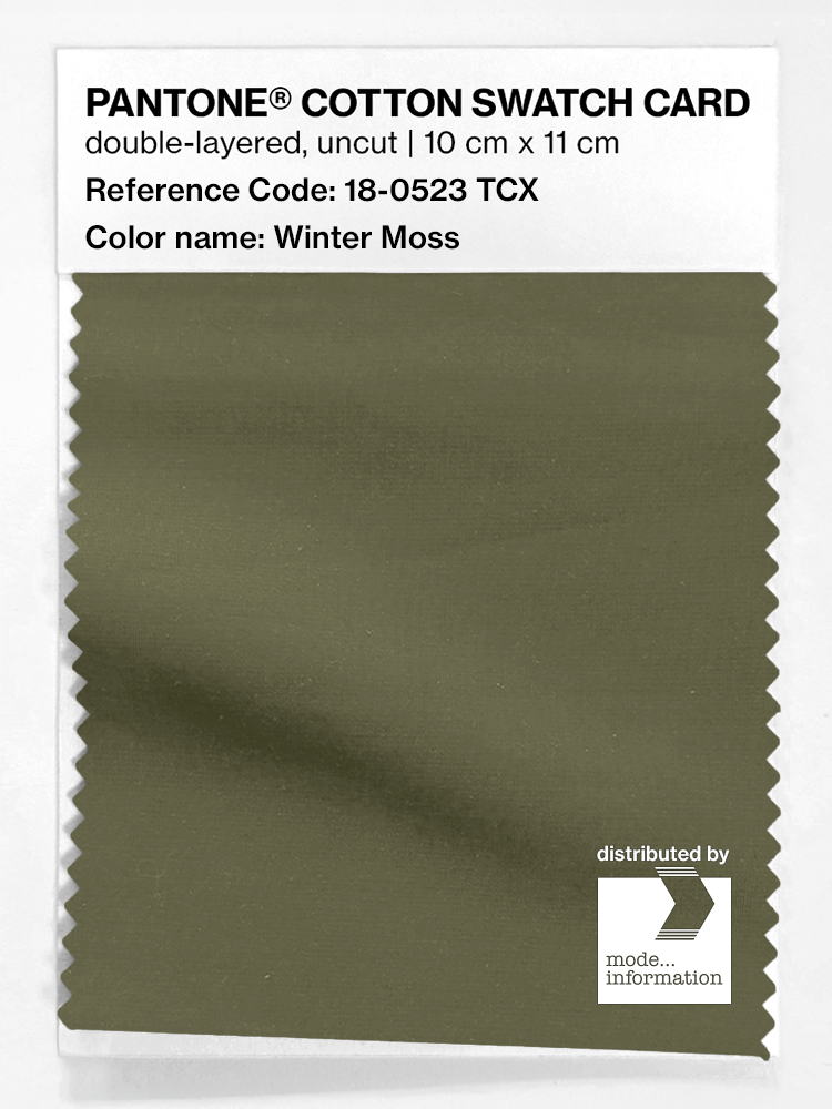 Artikelbild 1 des Artikels “PANTONE® COTTON SWATCH CARD 18-0523 TCX Winter Moss “