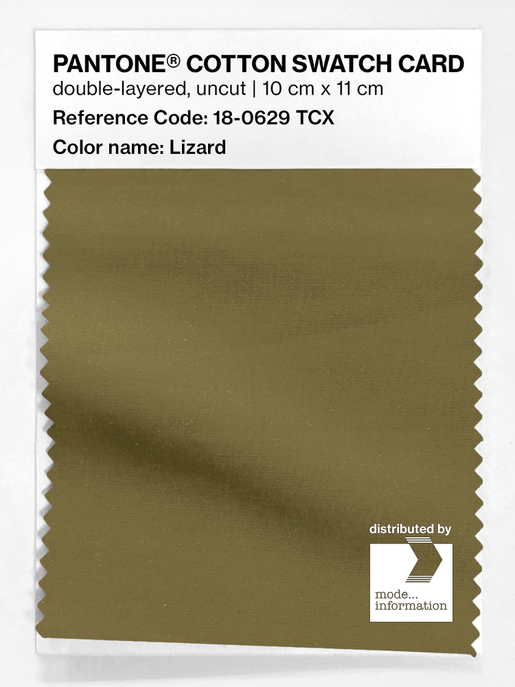 Artikelbild 1 des Artikels “PANTONE® COTTON SWATCH CARD 18-0629 TCX Lizard “