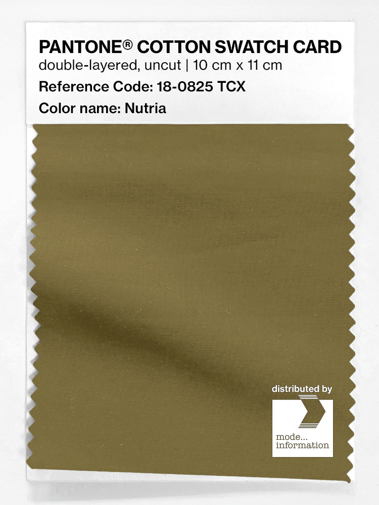 Product image 1 of the product “PANTONE® COTTON SWATCH CARD 18-0825 TCX Nutria ”